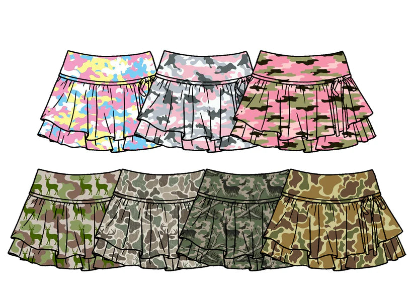 toddle baby custom summer skorts