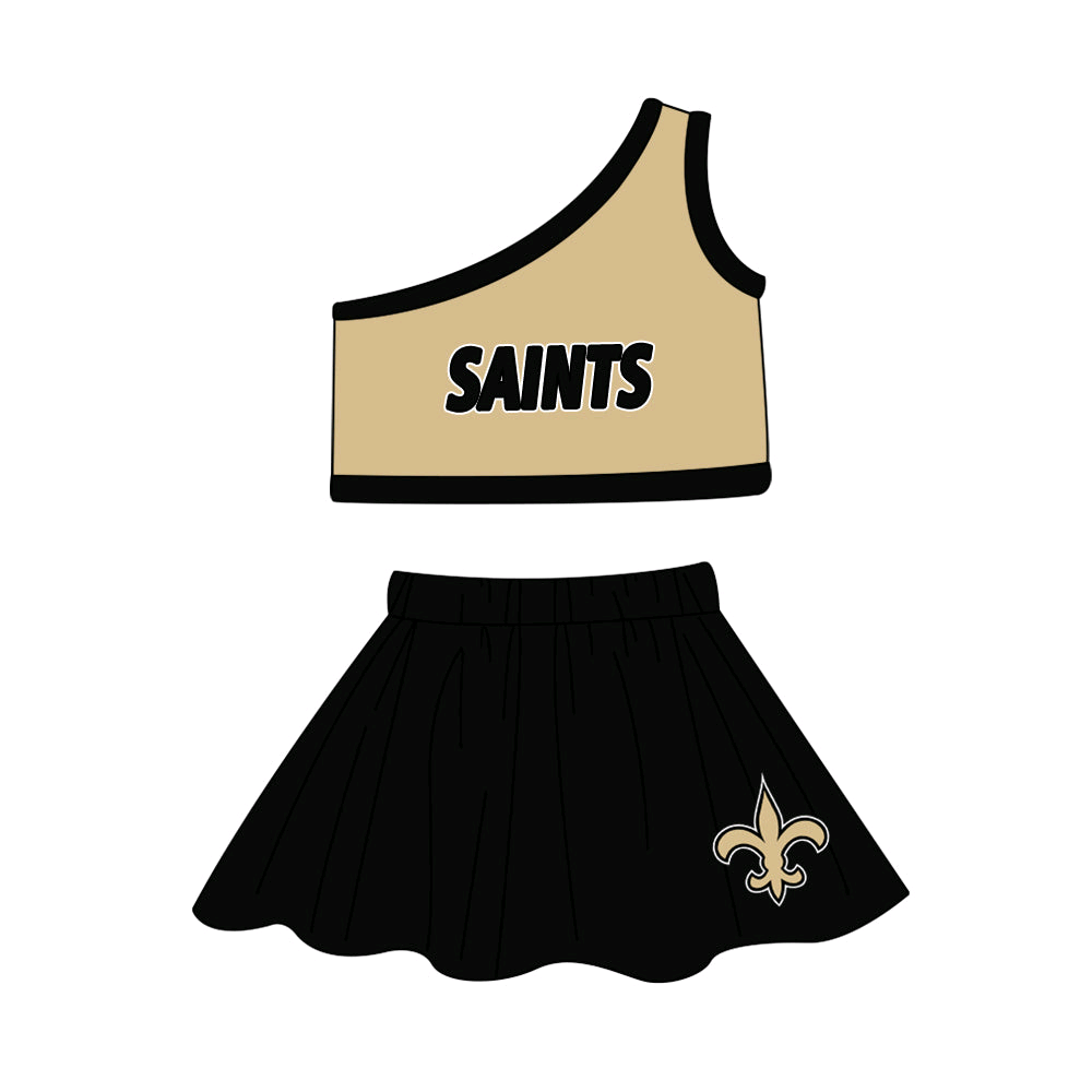 Baby girls custom team cheer outfit add shorts