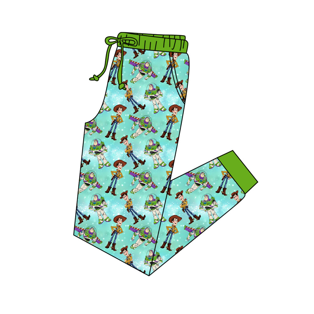 adult man cartoon story milk silk long pants