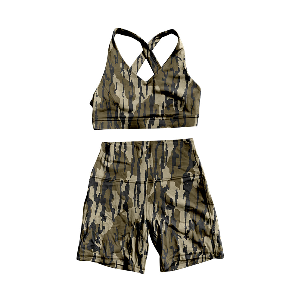 CAMO design baby girls wholesale summer swimwear
