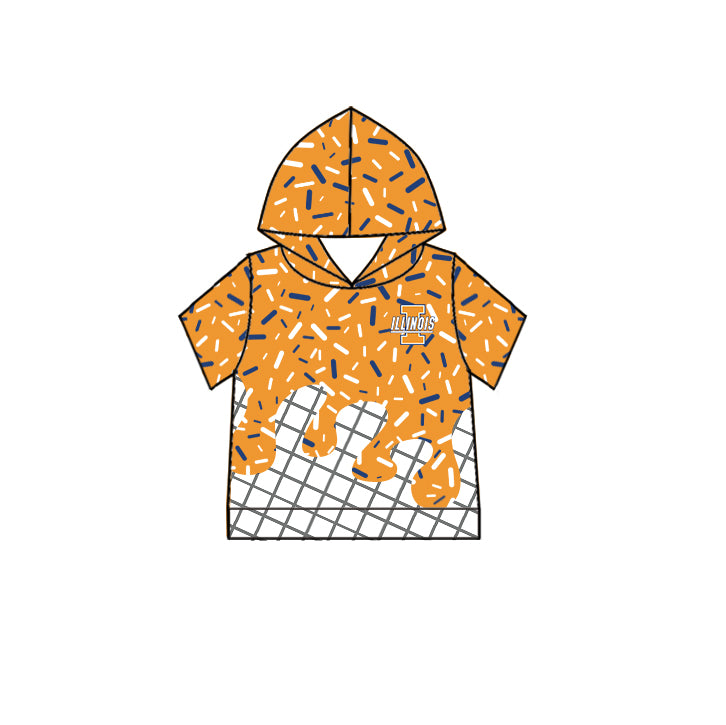 baby boy custom team design hoodie top