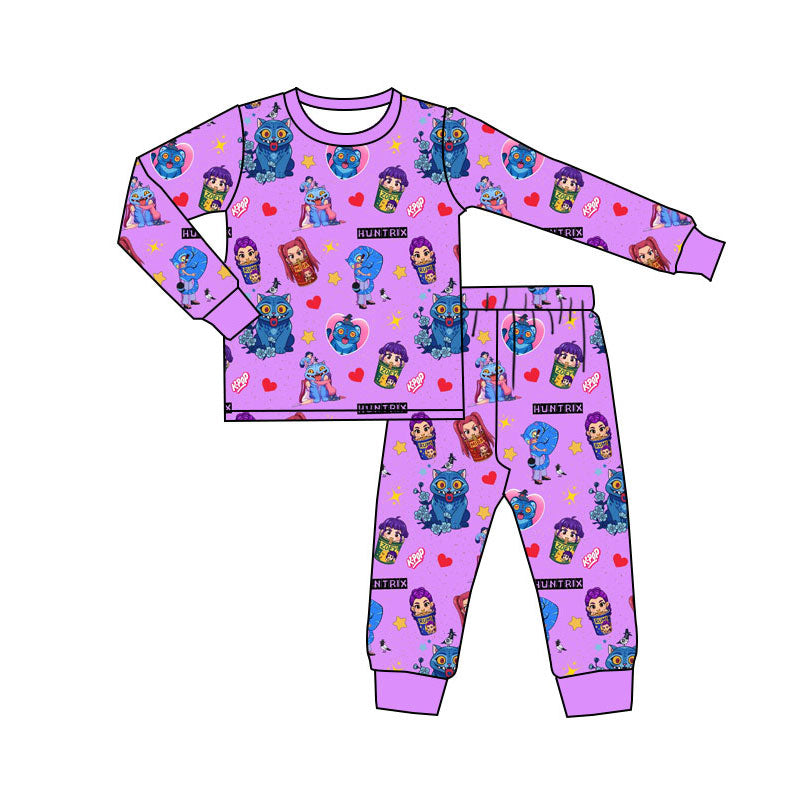 Movies design kids pajama set wholesal factory price