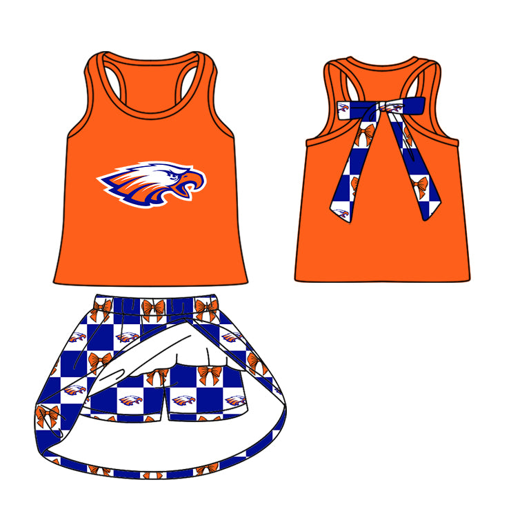 baby girls team cheer skirt outfit add liner shorts