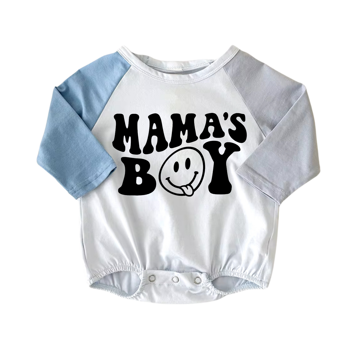 Mamas boy kids long sleeve romper