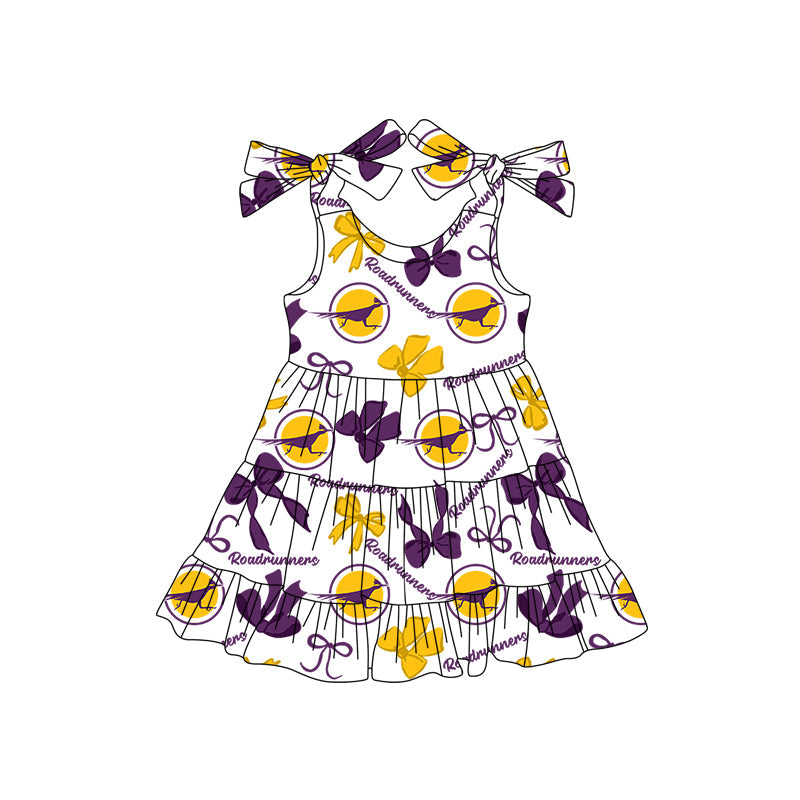 Toddle girls wholesale custom team design dress