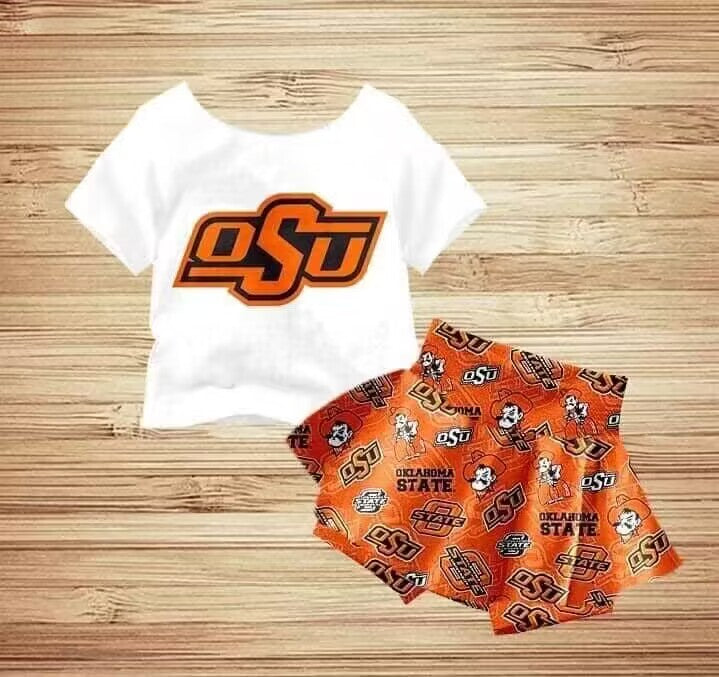 baby girl team design outfit