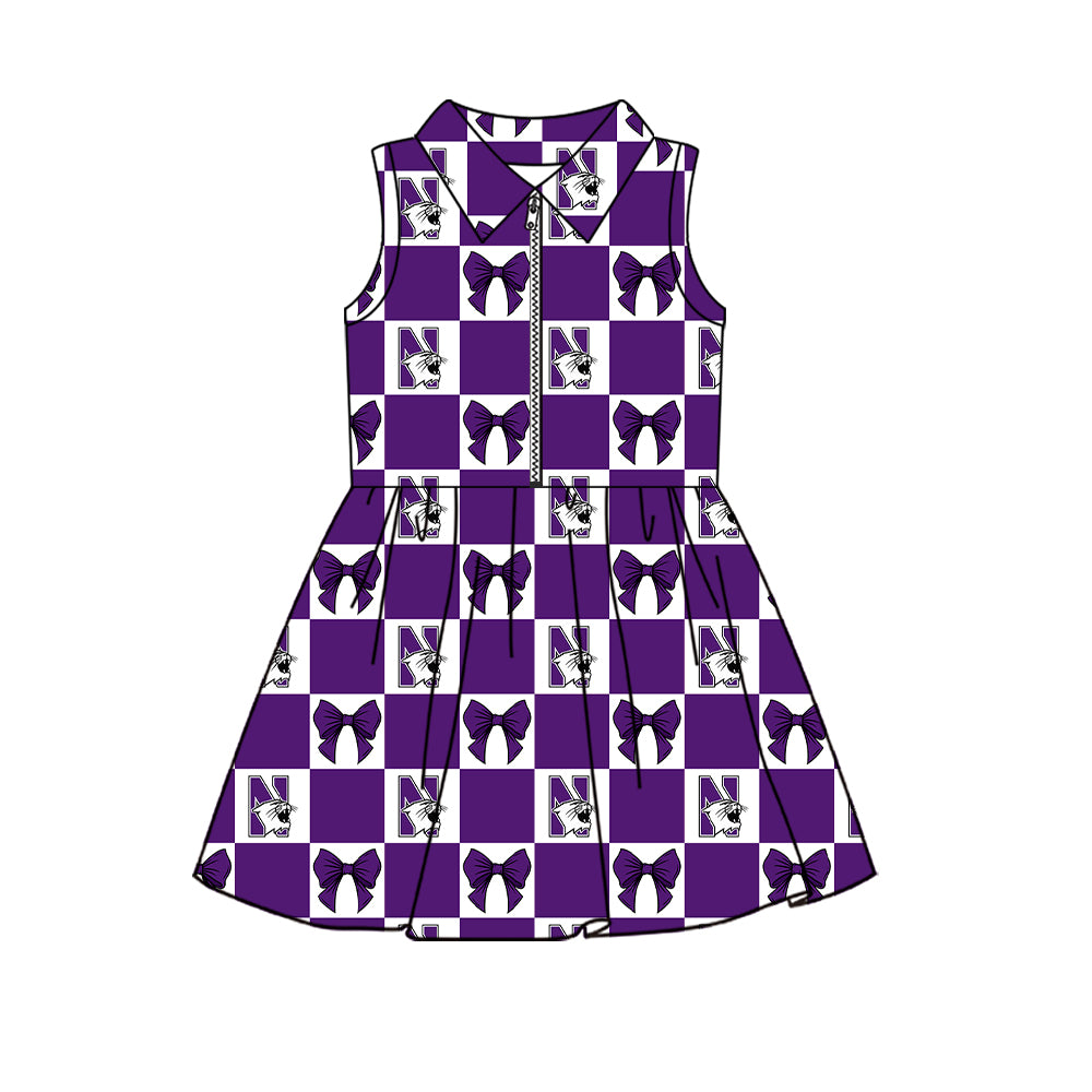 Toddle girls wholesale custom team design yoga dress