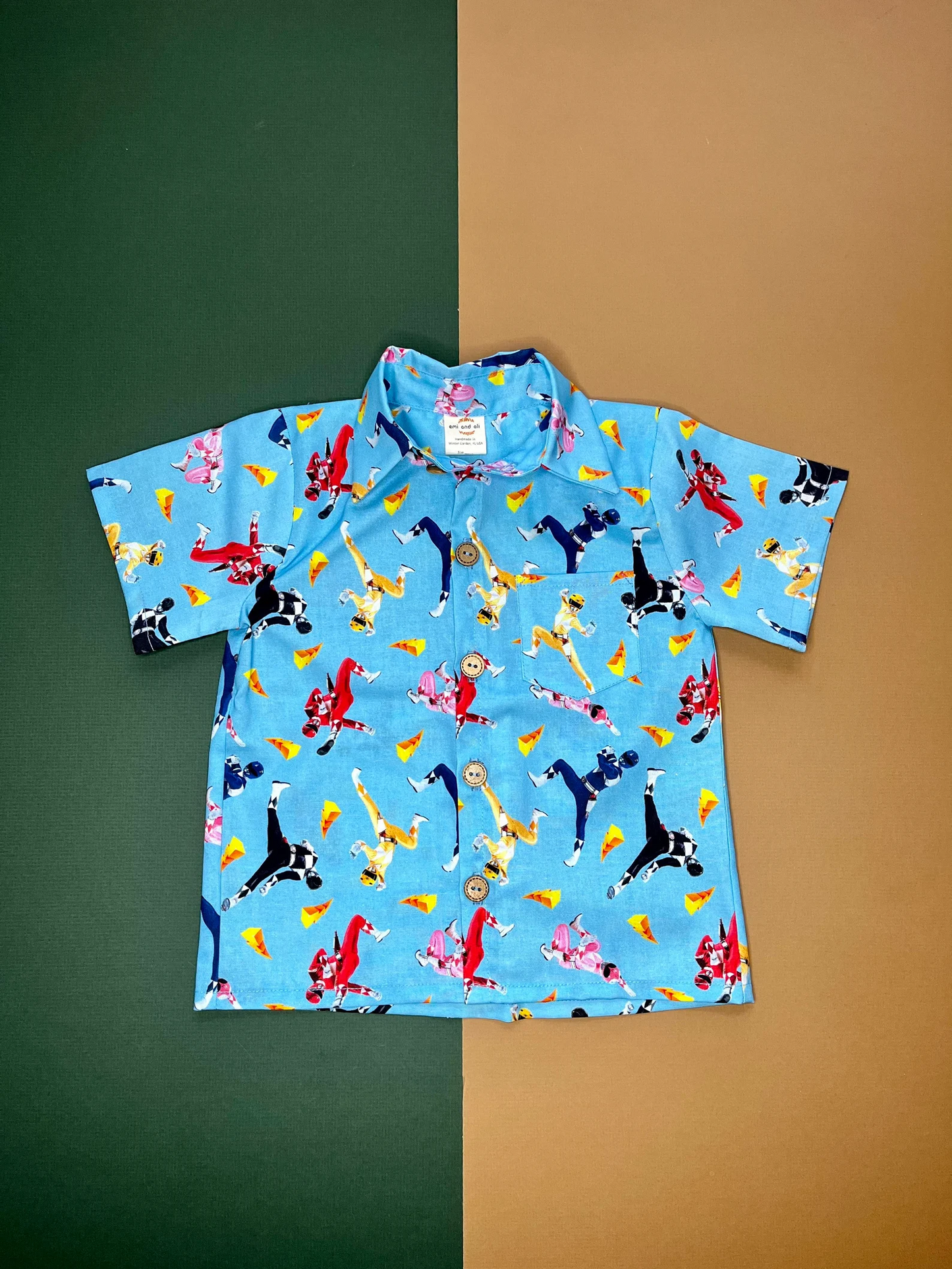baby boy short sleeve button down shirt