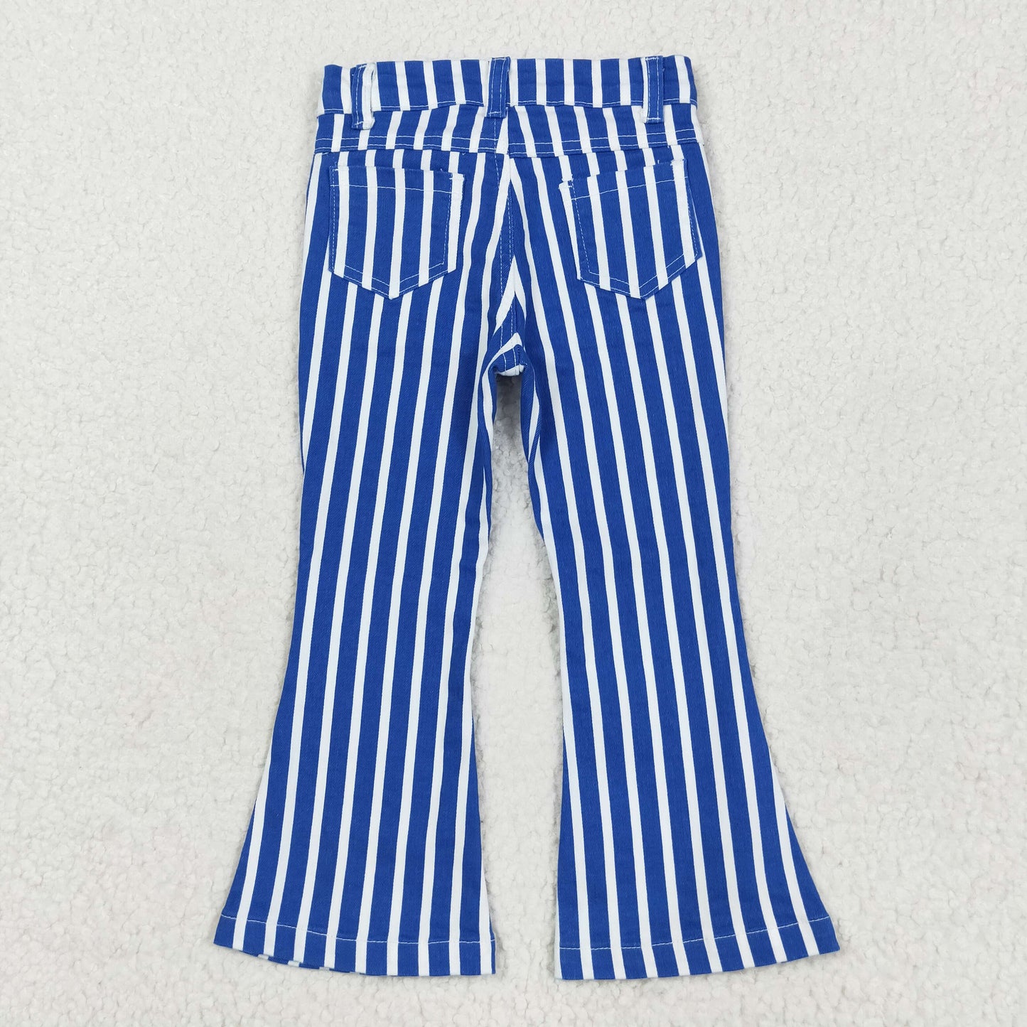 baby girls blue stripes jeans bell bottoms