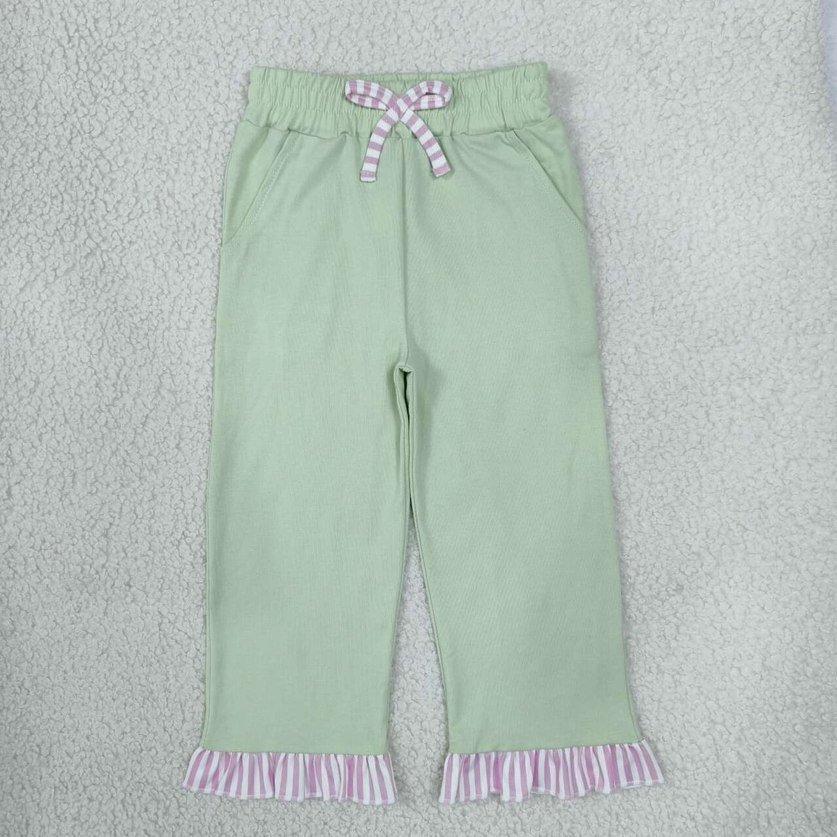 Pea Green color toddle baby girls pants