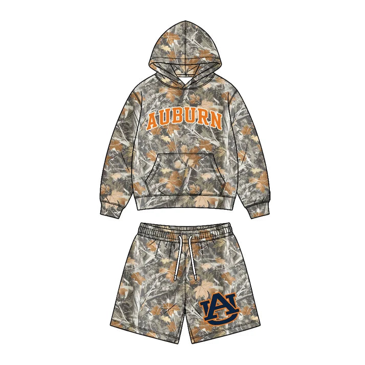 Toddle kids custom auburn team design boy long sleeve clothes wholesale price