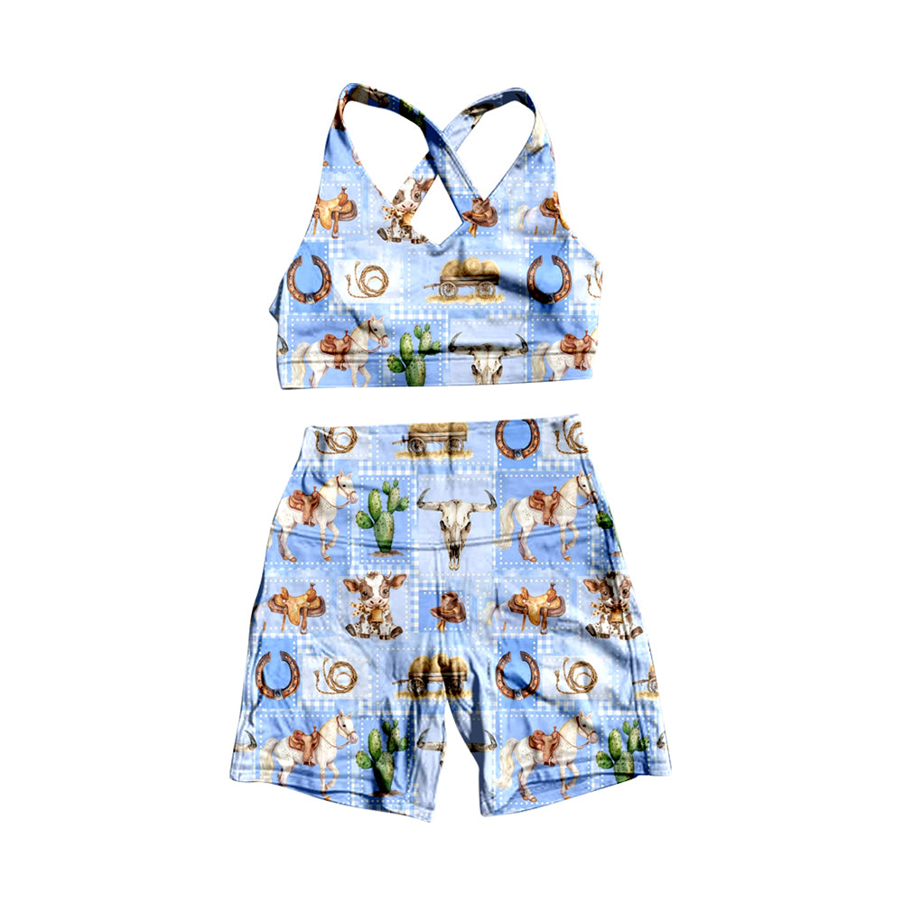 Western baby girls wholesale summer swimwear