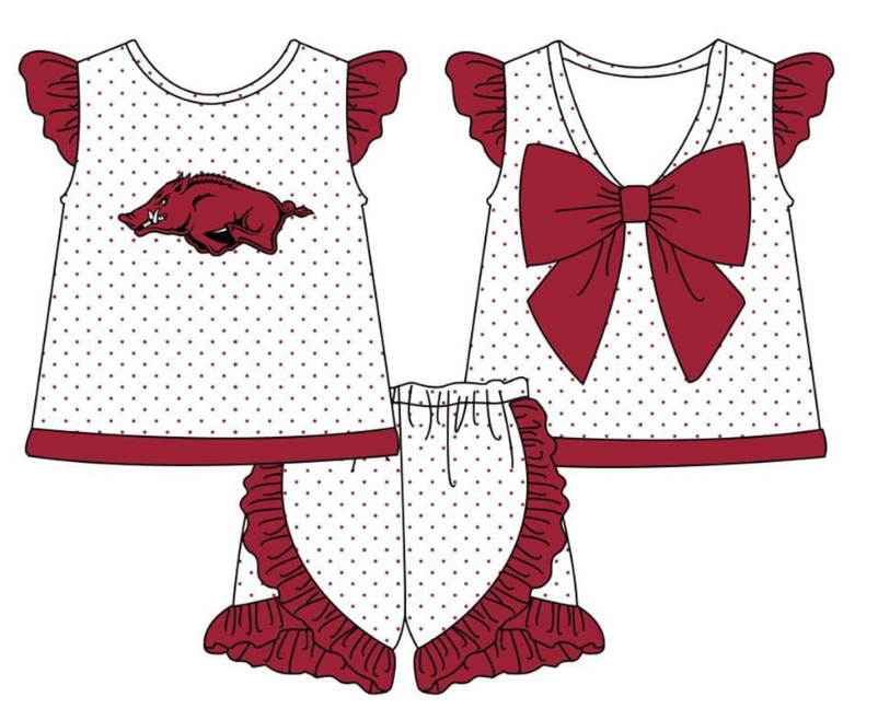 baby girls ballgame clothes set,moq 5sets