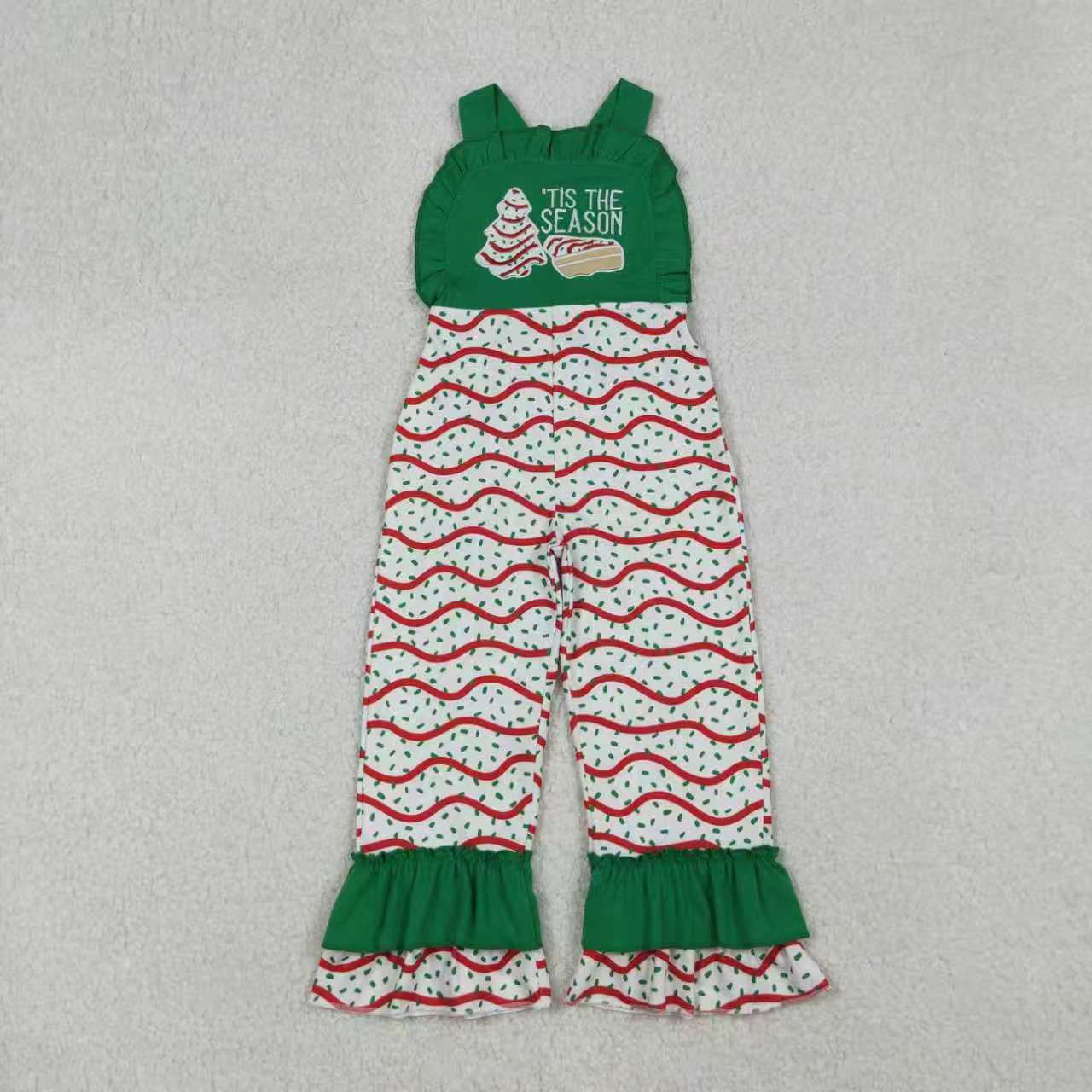 Toddle girls Christmas tree cake tunic top matching pants fall winter clothes