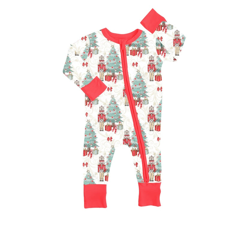 custom order Christmas girls long sleeve romper