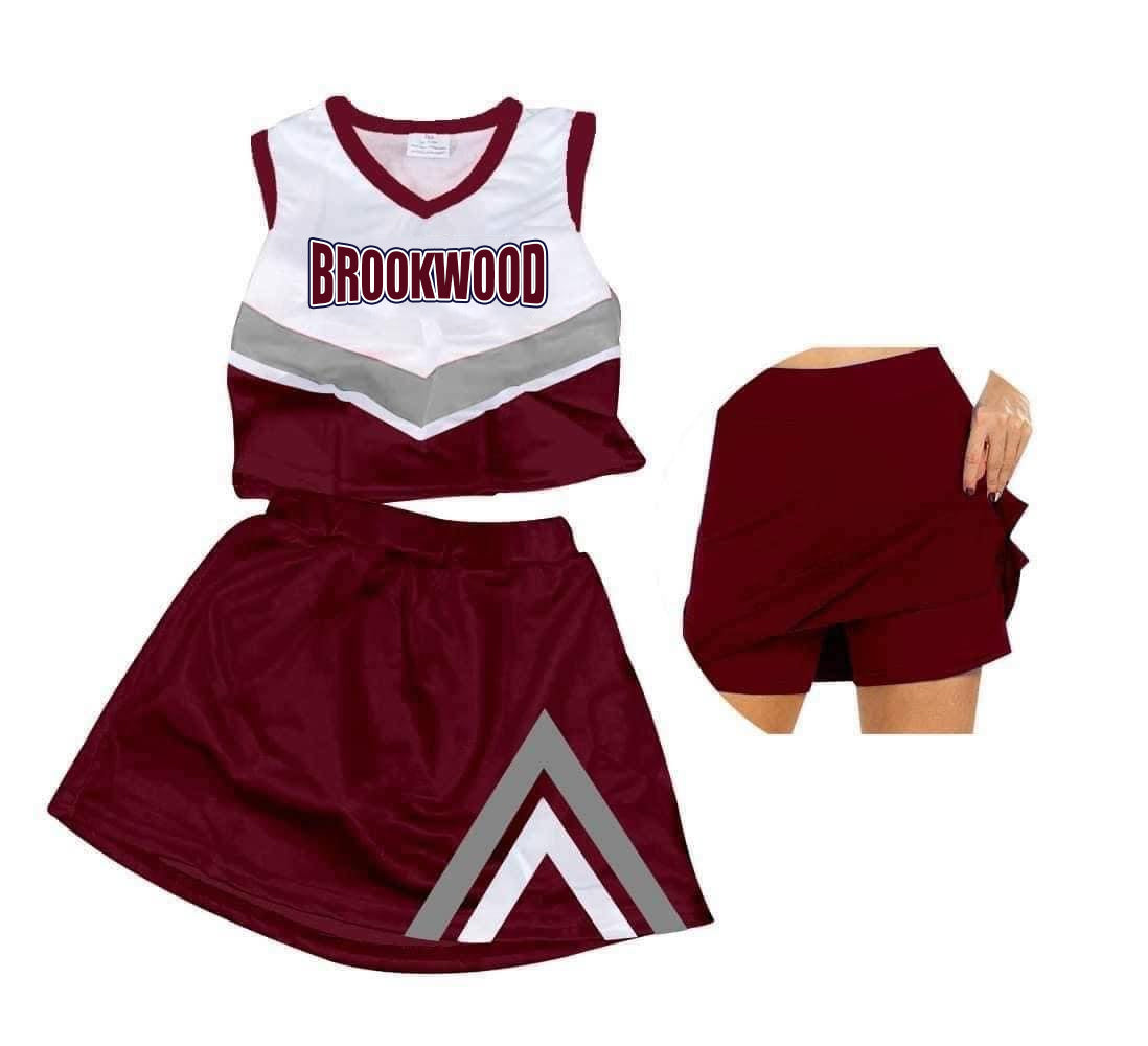 baby girls cheer skirt outfit