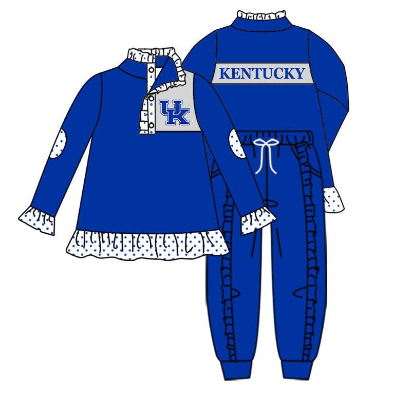 girls long sleeve ballgame outfit