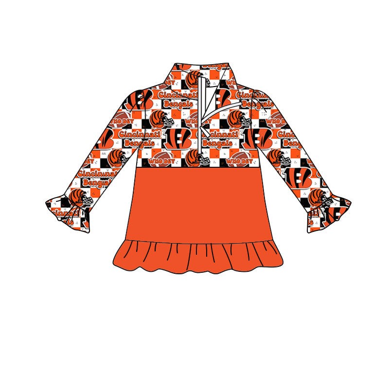girls long sleeve top shirt pullover. moq 5