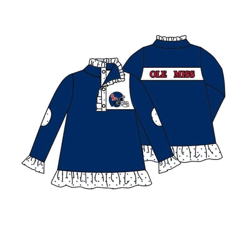 girls long sleeve team pullover