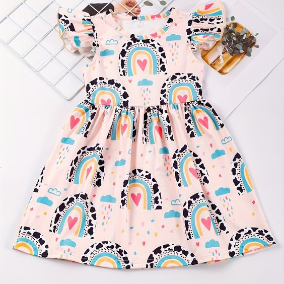baby girls boutique dress moq 3