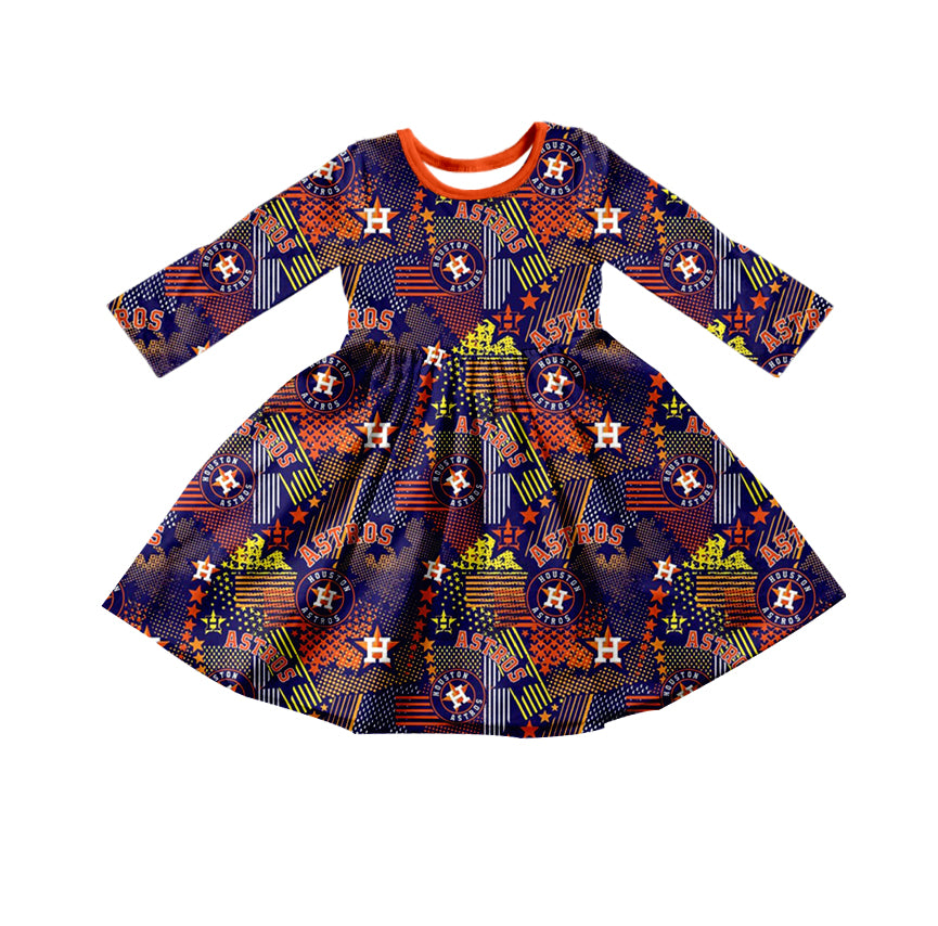 baby girls longs sleeve spring fall dress