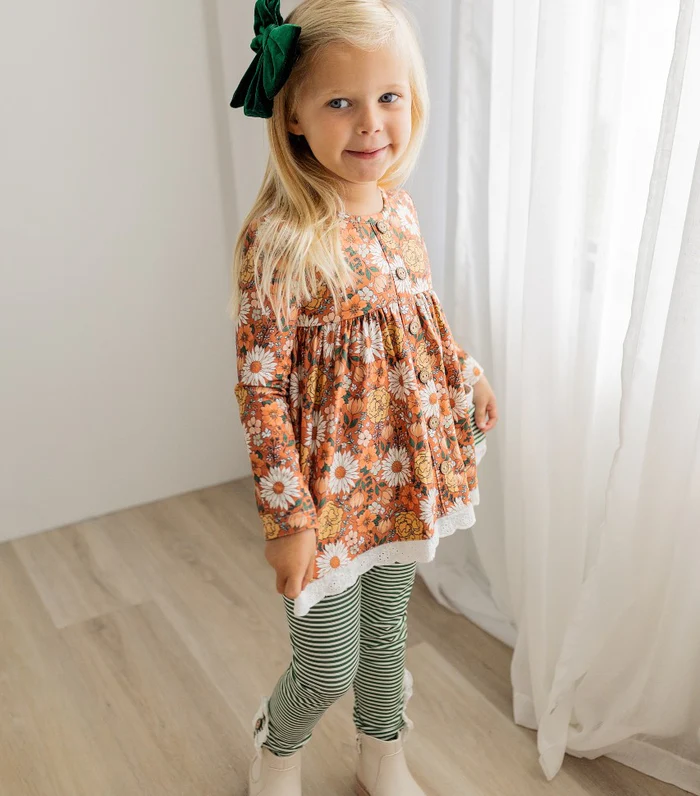 baby girls fall design boutique outfit