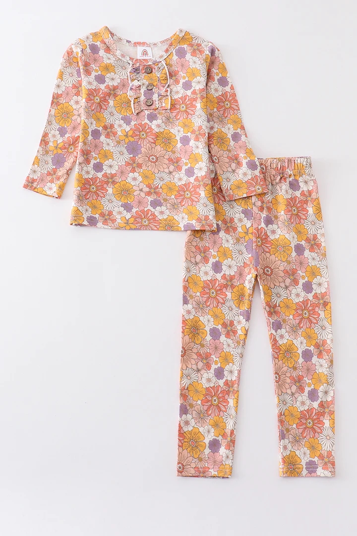 baby girls long sleeve spring fall outfit