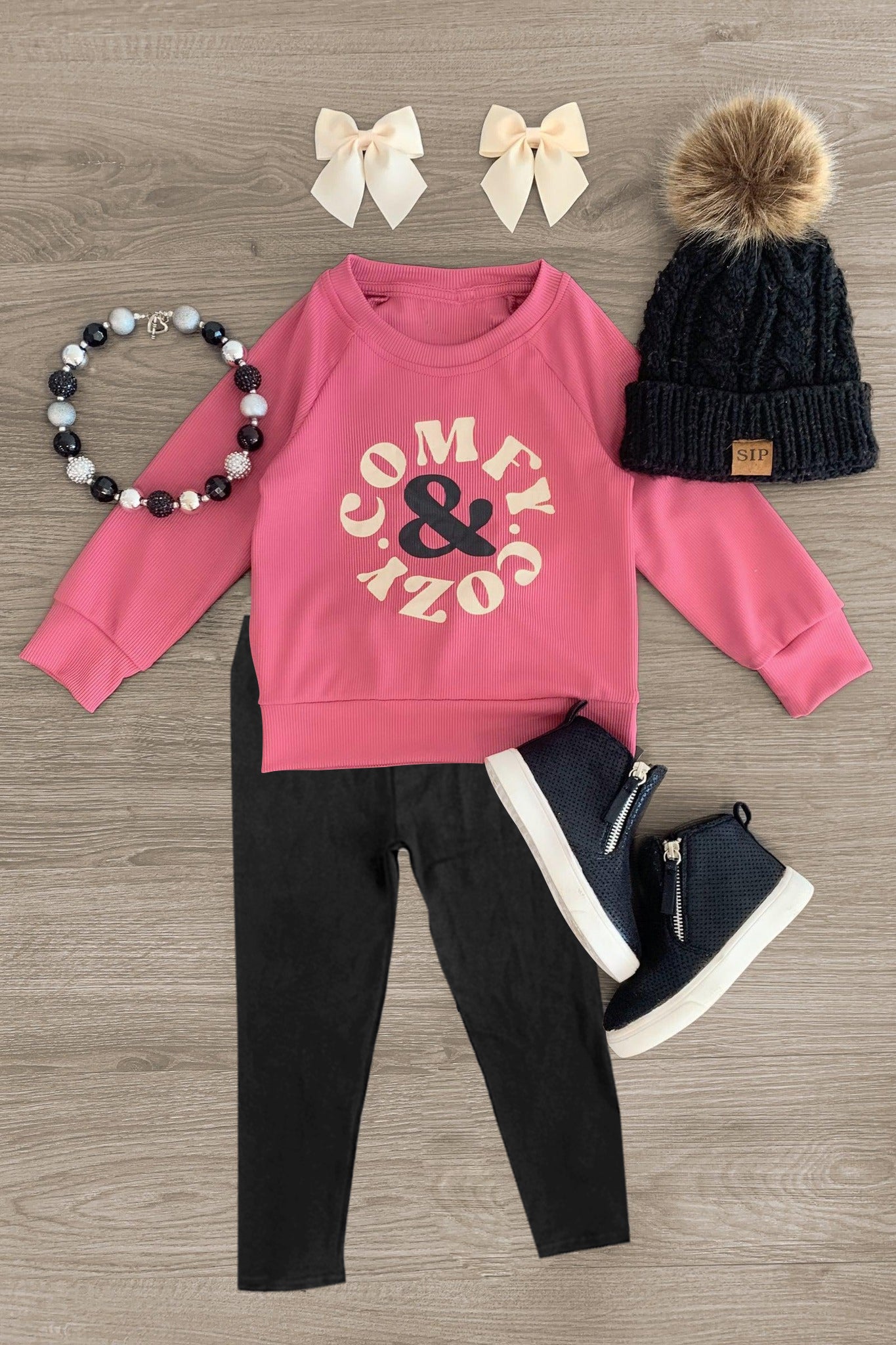 baby girls long sleeve comfy cozy outfit