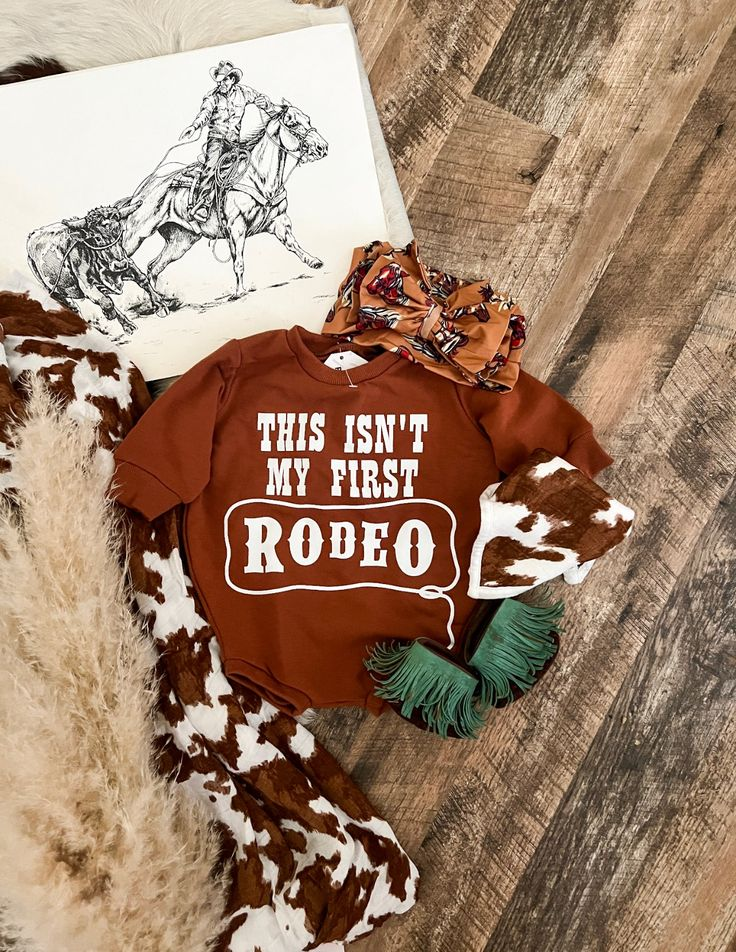 cowgirl western rodeo long sleeve outfit