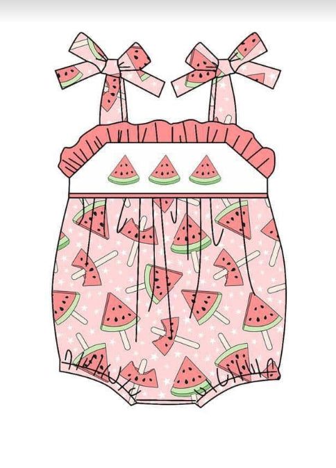 toddle girls strawberry romper