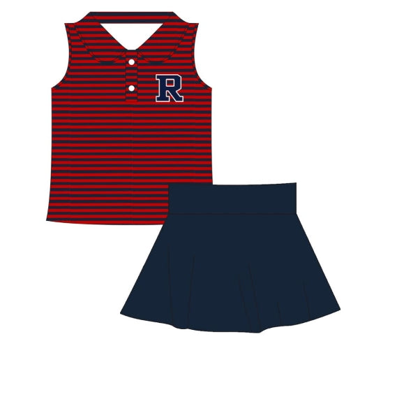 wholesale girls custom team skirt outfit