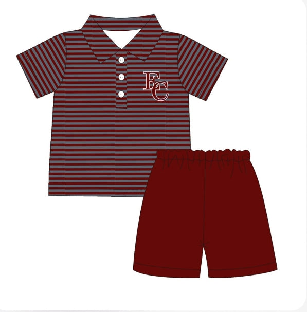 wholesale boy custom team skirt outfit