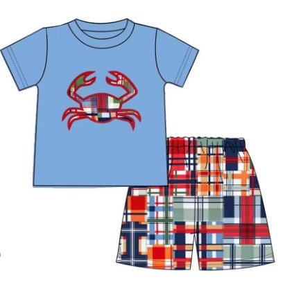 baby boy crab summer clothes