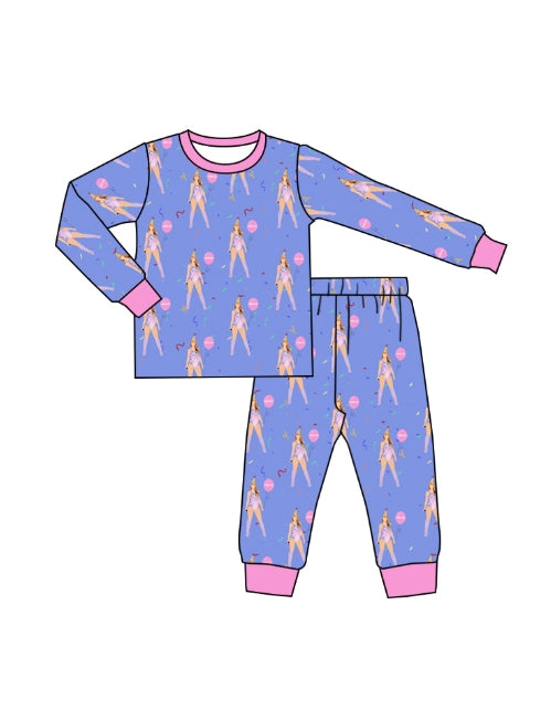 country music singer wholesale baby girls pajama set