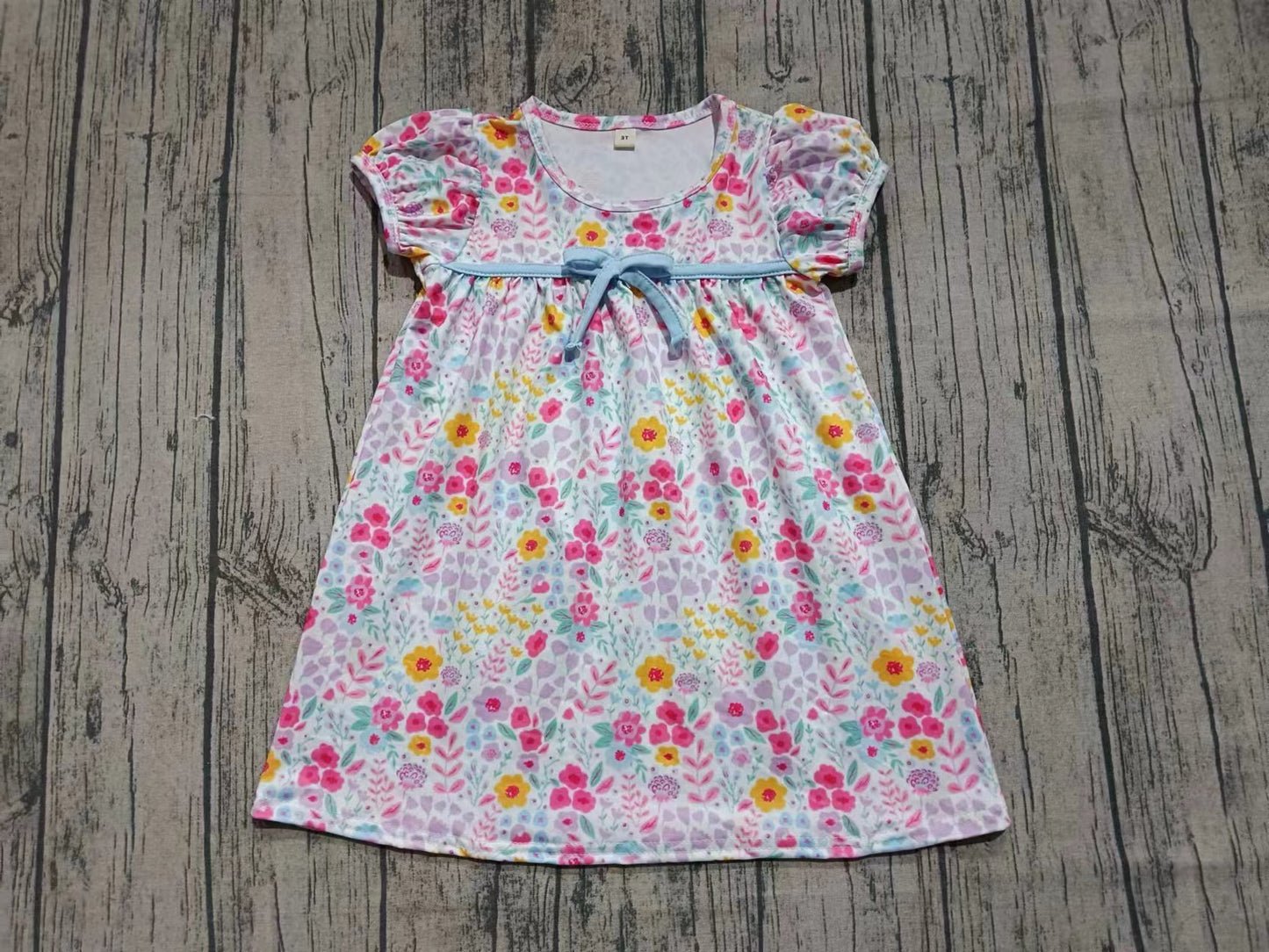 Toddle kids girl floral boutique dress