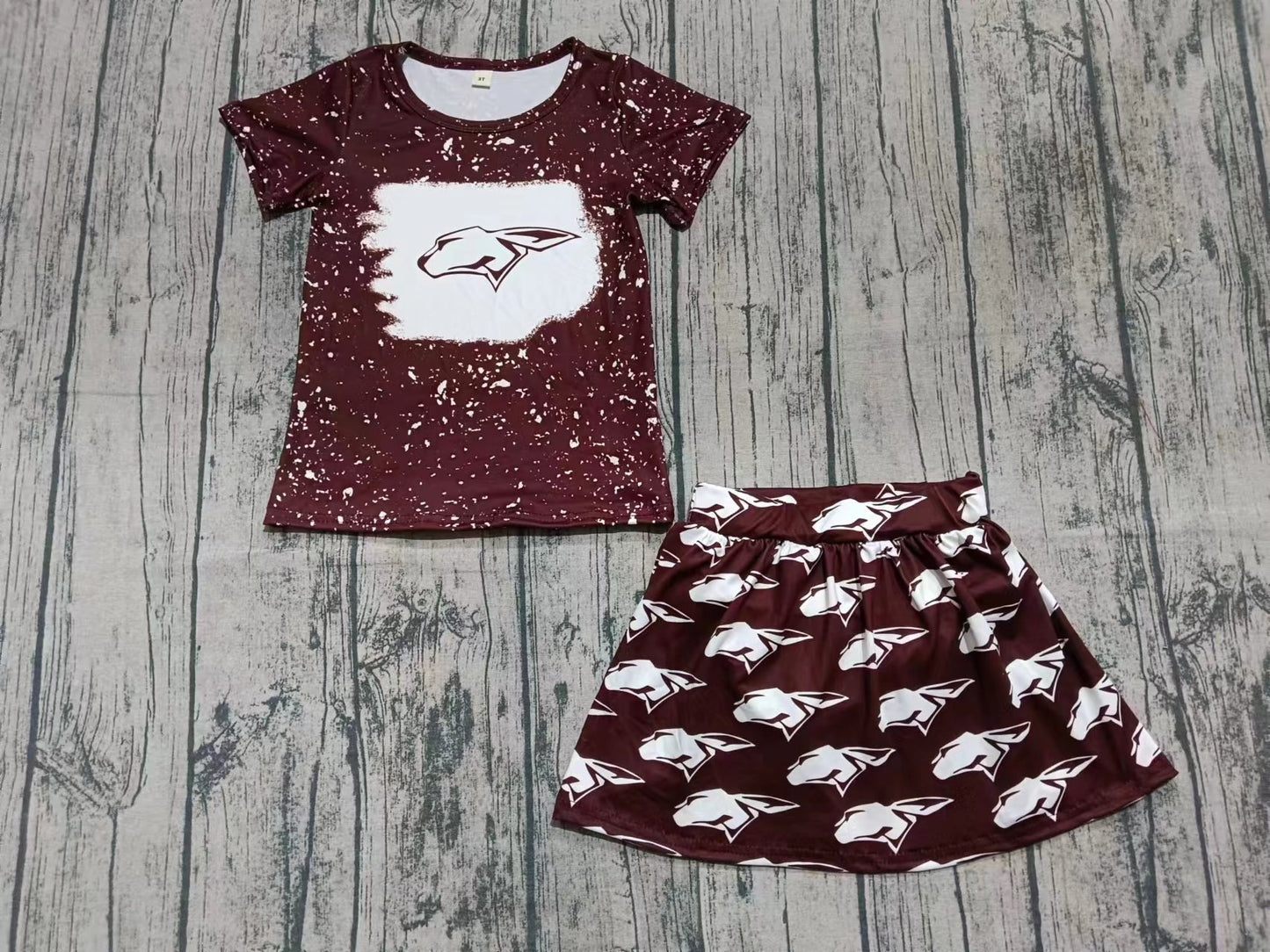 Baby girls custom team cheer outfit add shorts