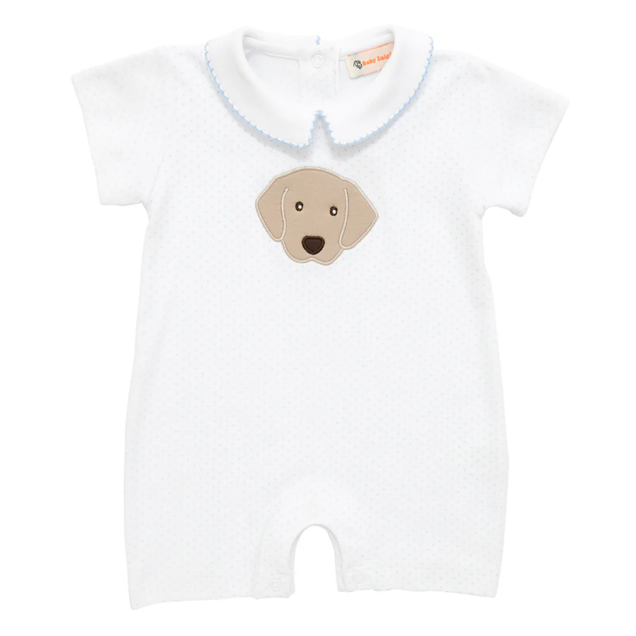 Cute puppy dog baby kids romper