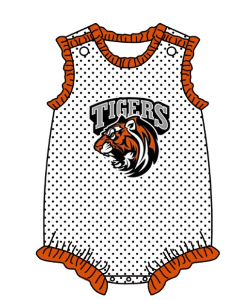 toddle baby girl custom team romper