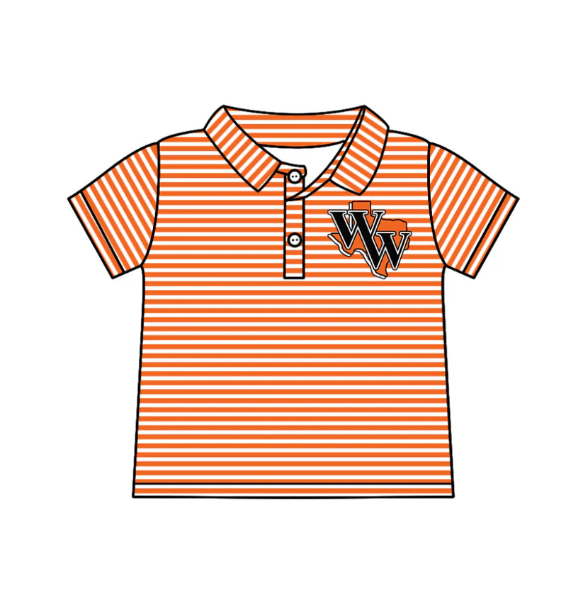 Kids short sleeve custom team polo shirt