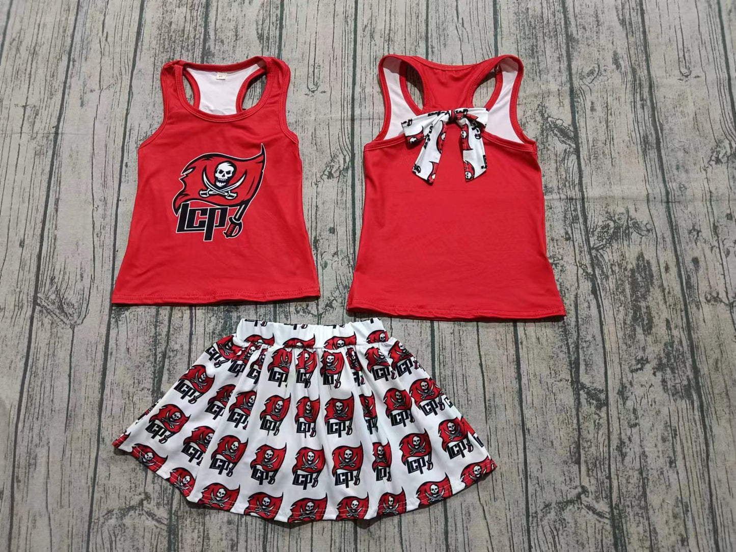 Baby girls custom team cheer outfit add shorts