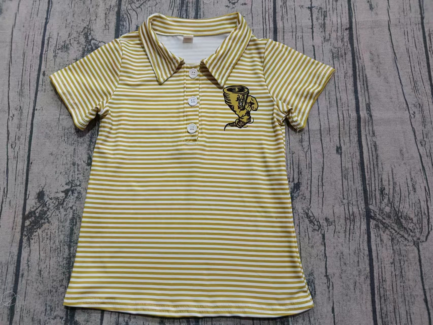 Kids baby custom team short sleeve polo shirt