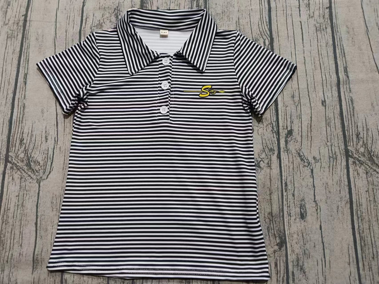 Kids baby custom team short sleeve polo shirt