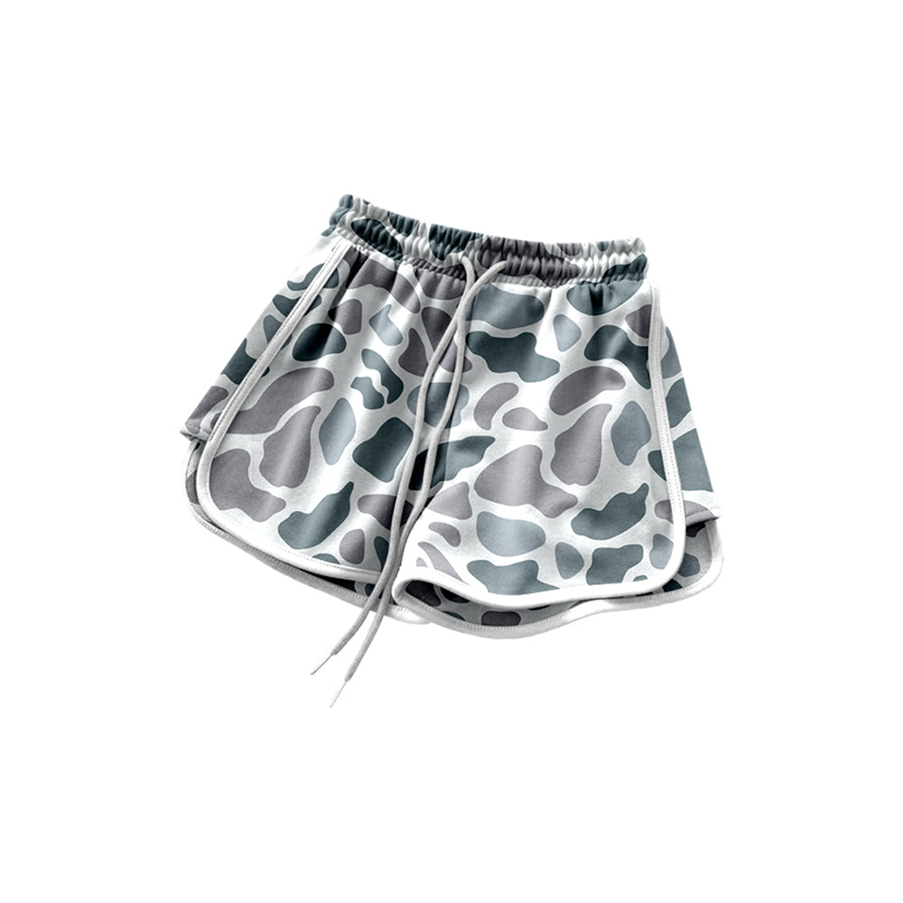 Grey camo design baby summer shorts preorder