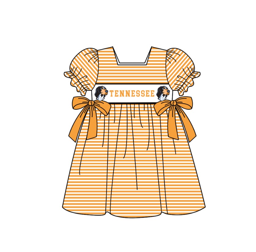 Custom collegiate team girls summer dress