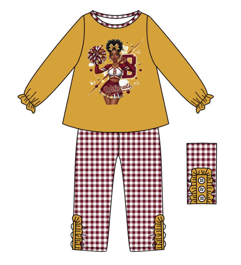 Custom design kids team outfit wholesal factory price