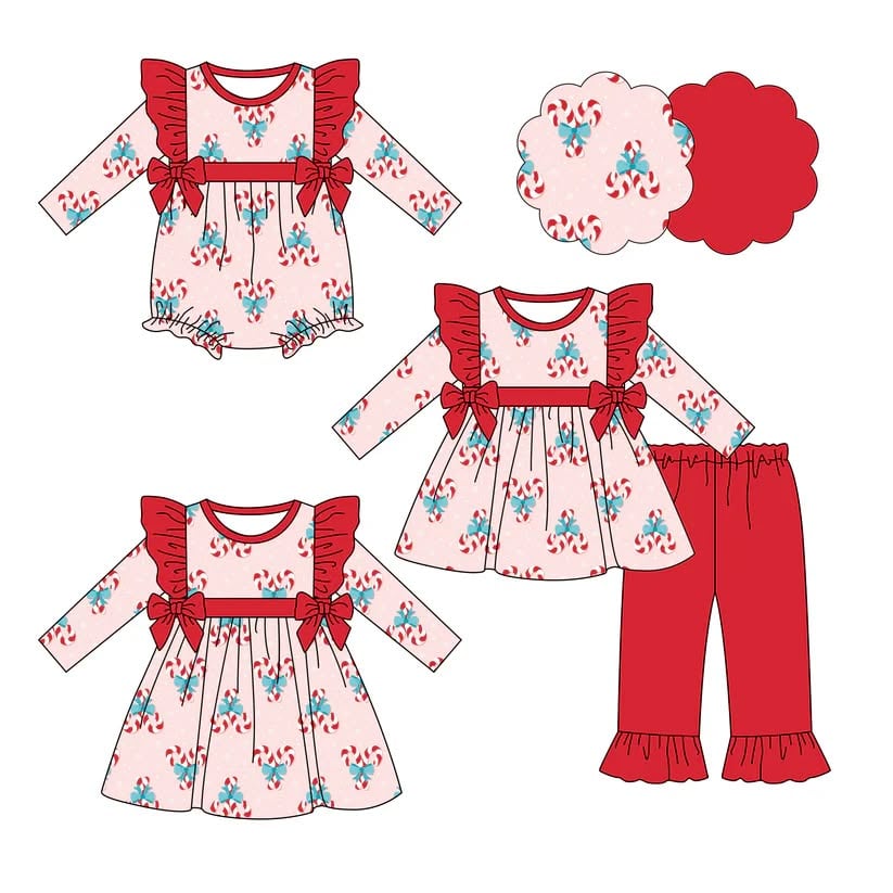 Toddle kids Christmas design matching outfit