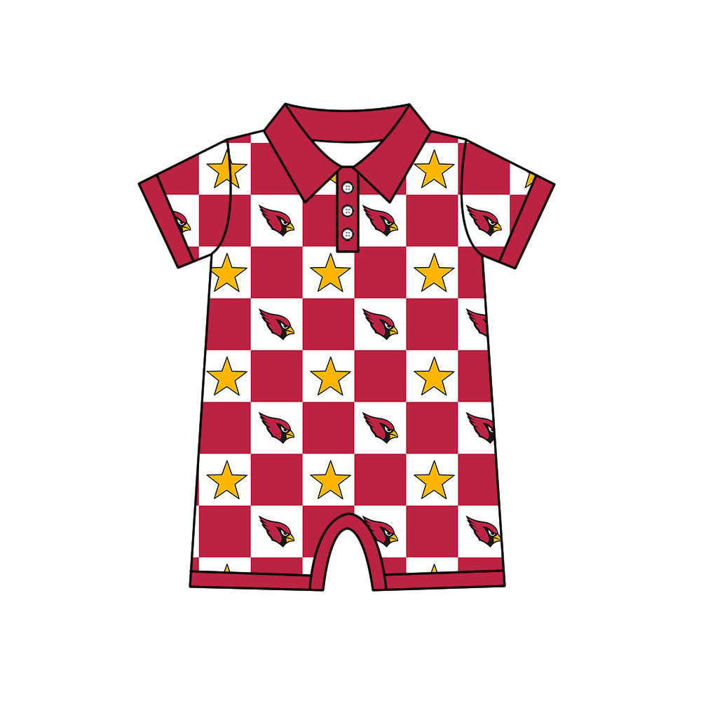 Team design toddle boy summer romper