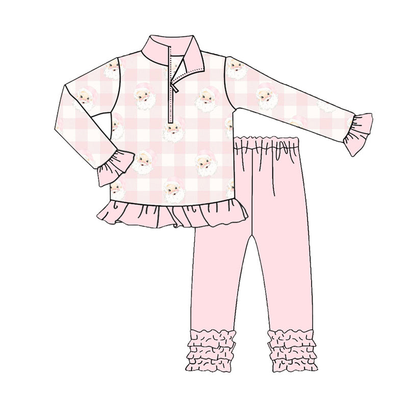 Toddle kids Christmas santa design outfit
