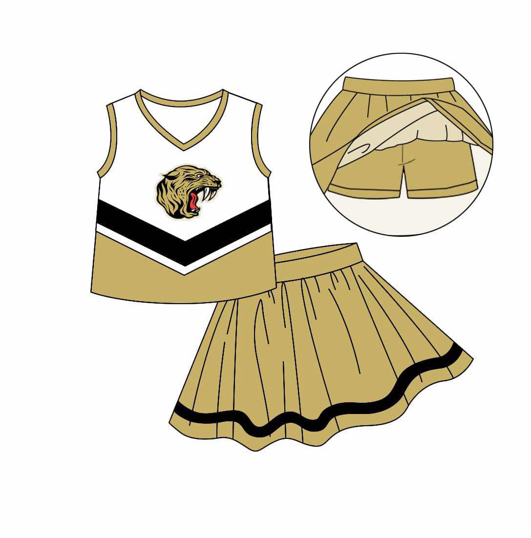 Baby girls custom team cheer outfit