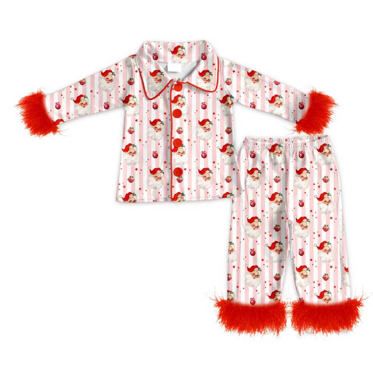 Adult women Christmas design long sleeve pajama set